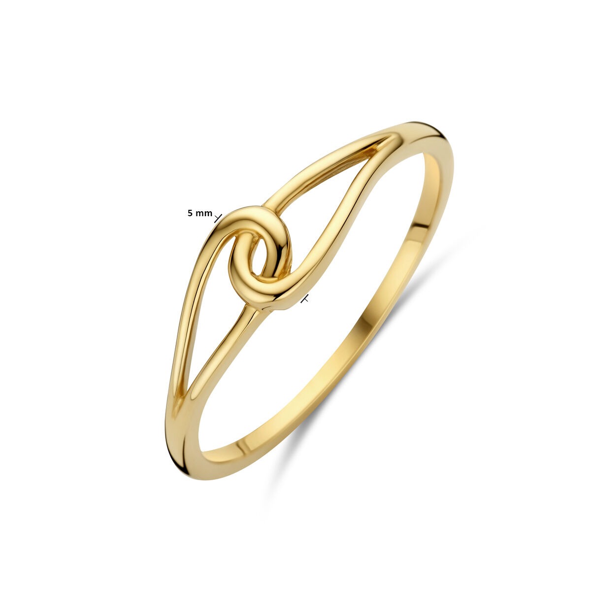 Anello in Oro Giallo 9k 5 mm