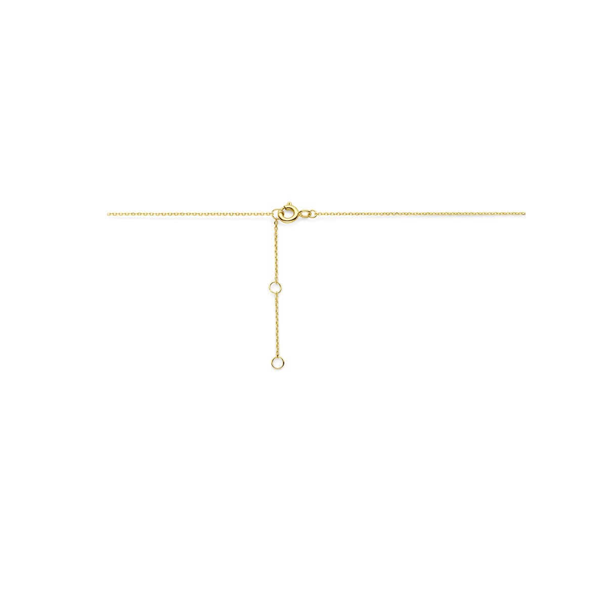 Collana in oro giallo 9k con zircone