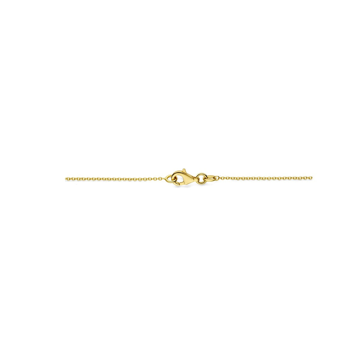 Collana da donna in oro con cerchietti – oro giallo 14k