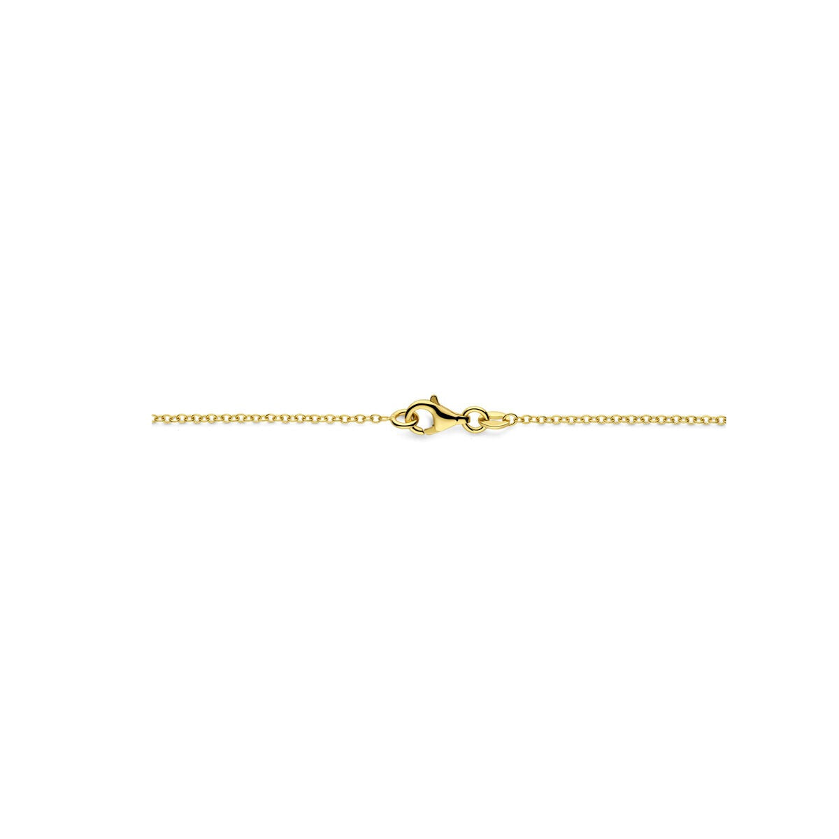 Collana da donna in oro con doppio ciondolo a goccia – oro giallo 14k