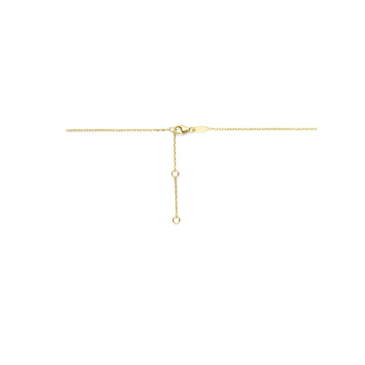 Collana in oro giallo 14k con onice – forte ed elegante