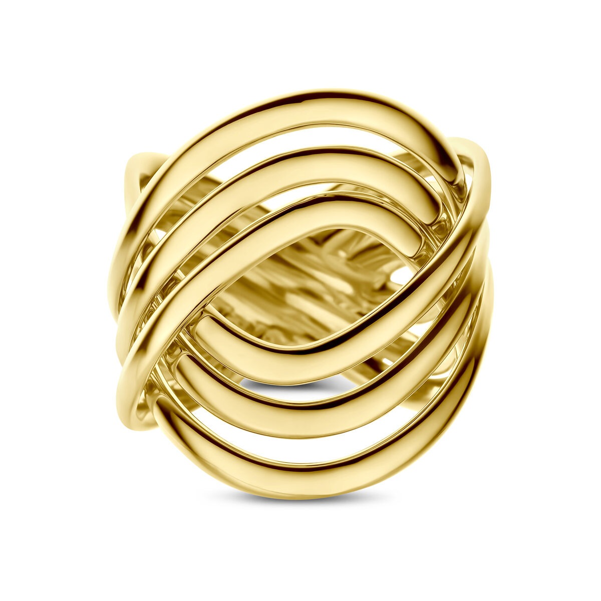 Anello da donna in oro giallo 14k