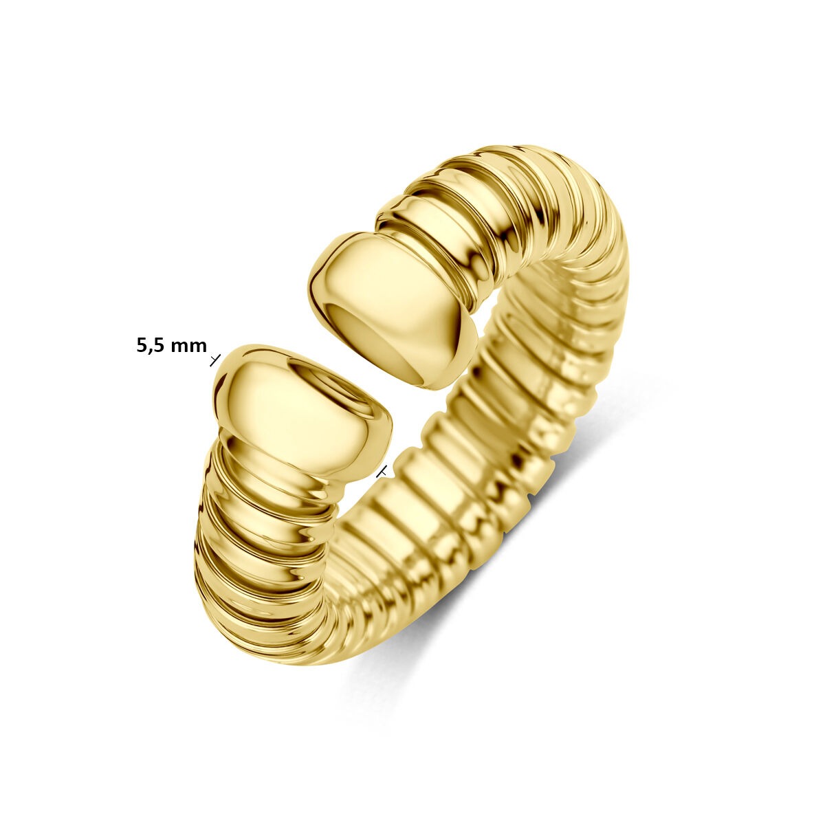Anello da donna in oro giallo 14k