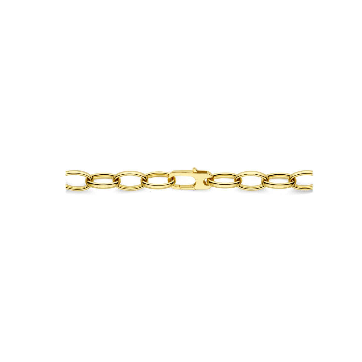 Collana da donna in oro – catena ancora 14k 8 mm