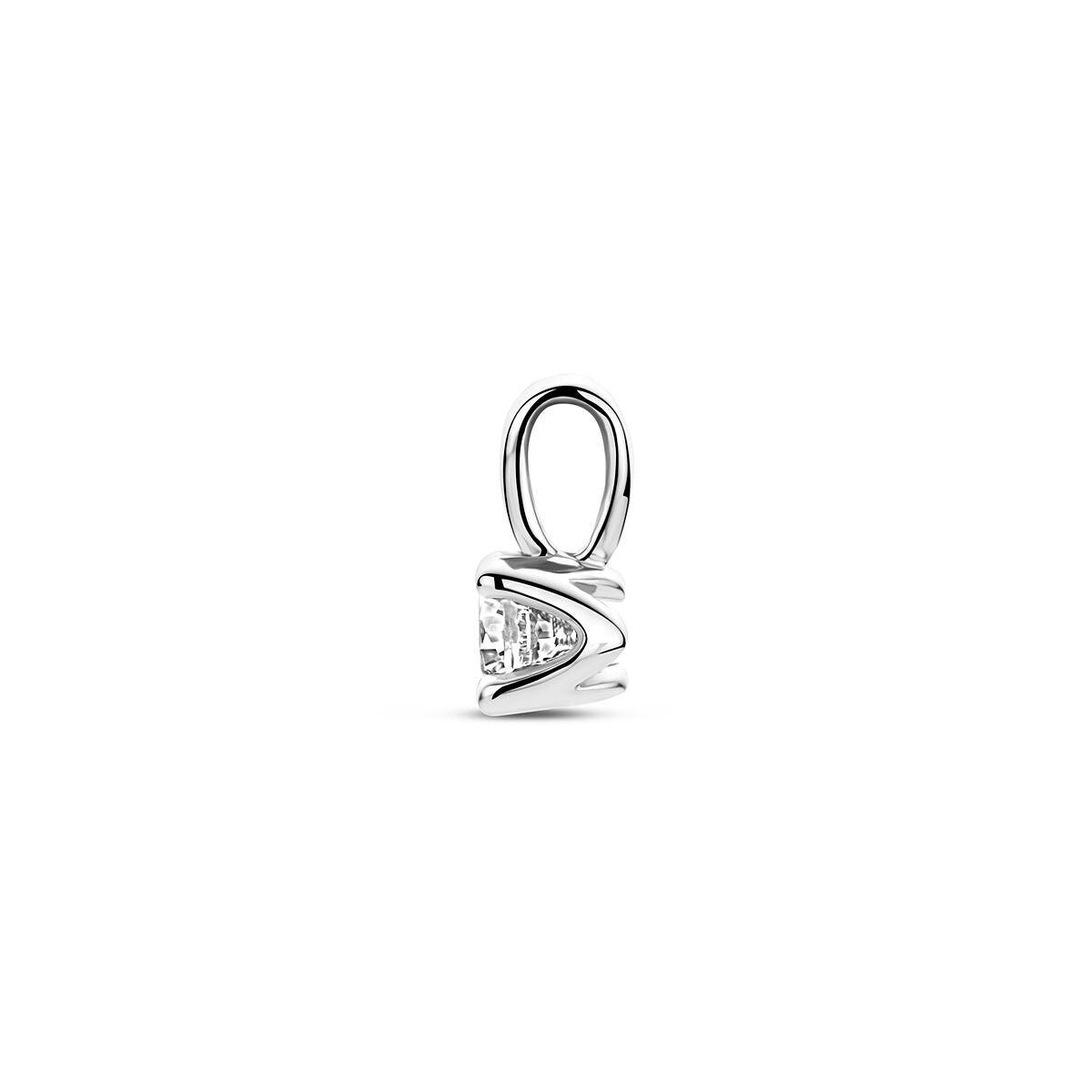 Ciondolo in argento con zirconia – argento 925 rodiato