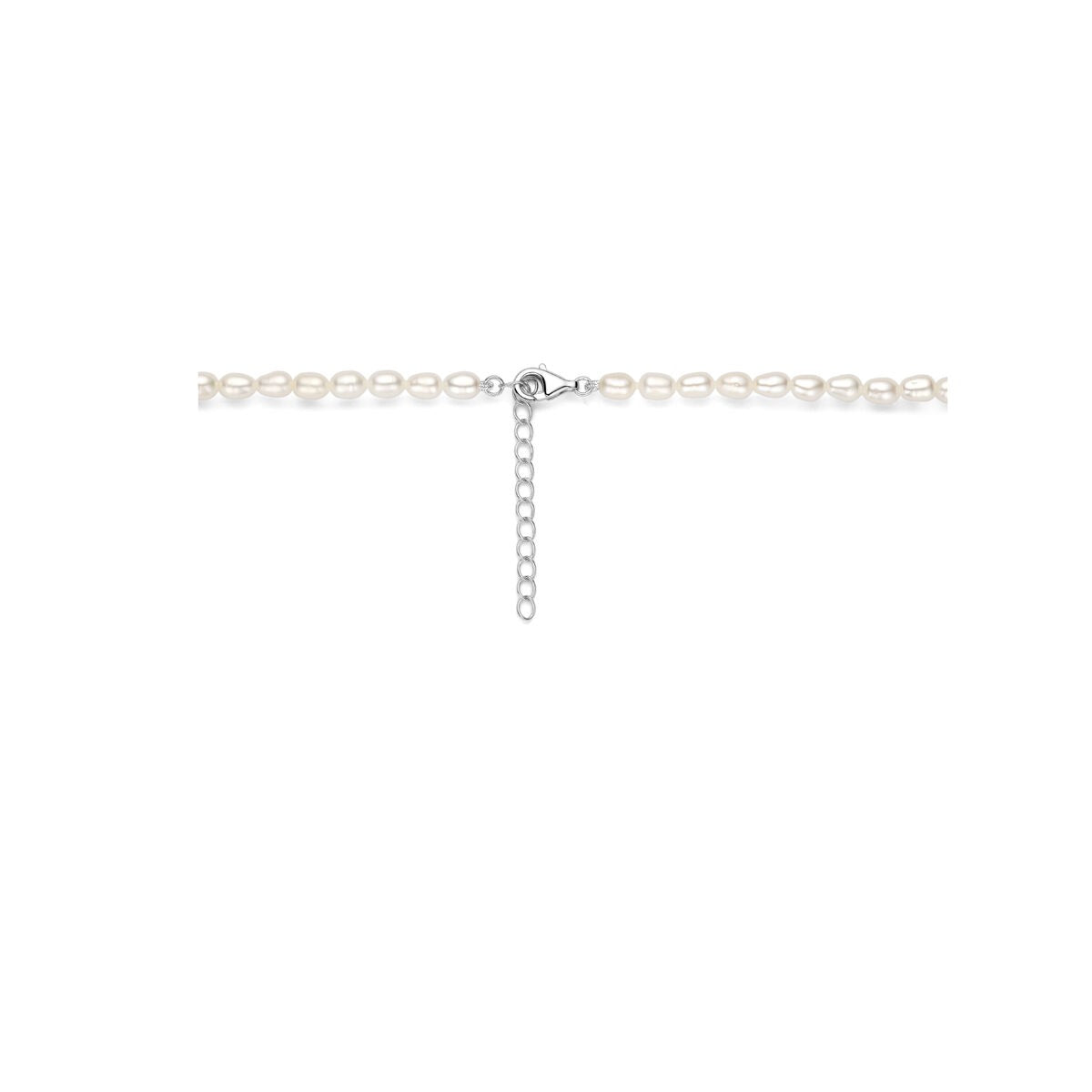 Collana in Argento con Perla – Argento 925 Rodiato