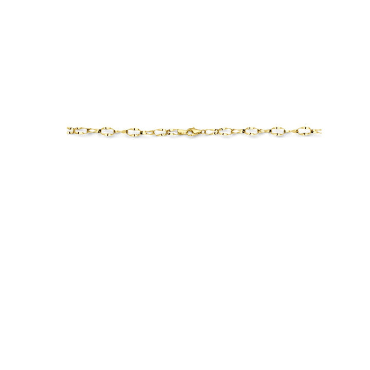 Gouden dames collier – 14k anker schakel