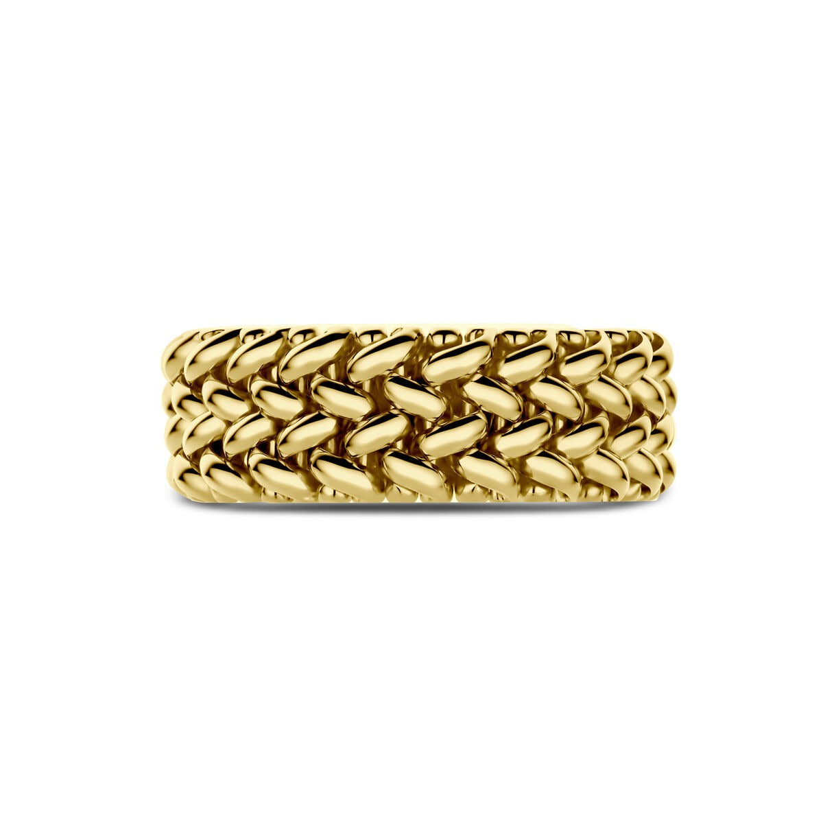 Anello da donna in oro giallo 14k