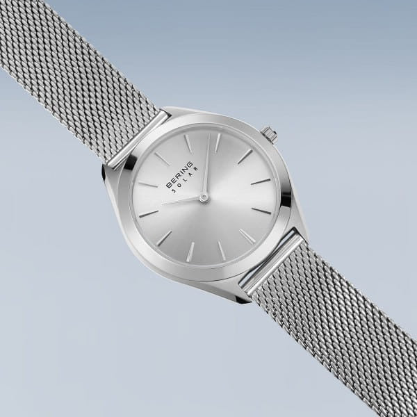 Orologio da donna Bering solar quadrante color argento -  17331-000