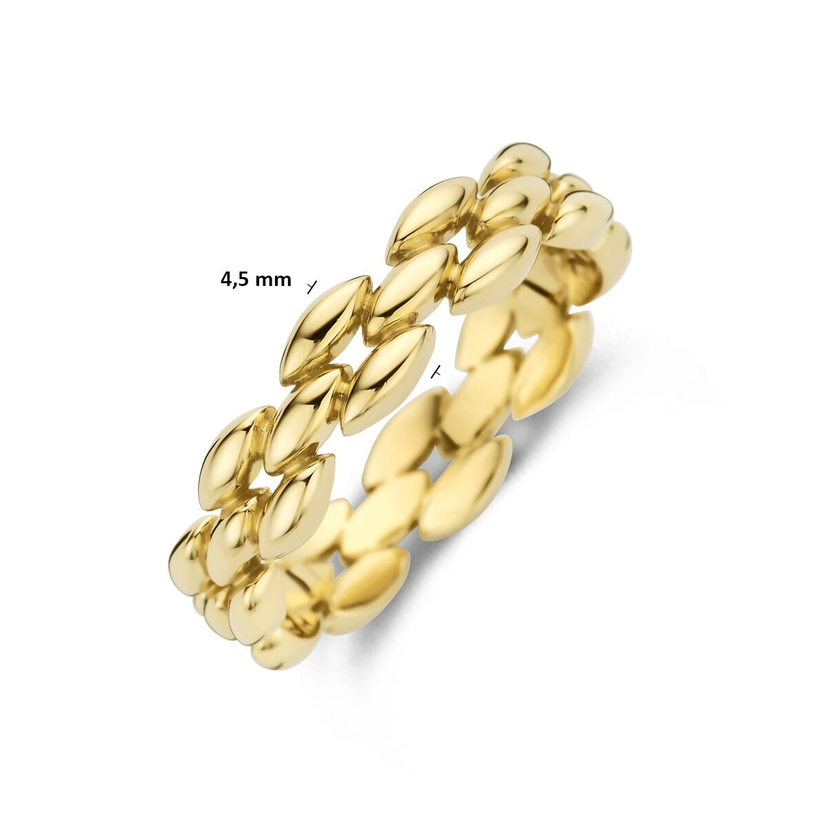Anello da donna in oro giallo 14k
