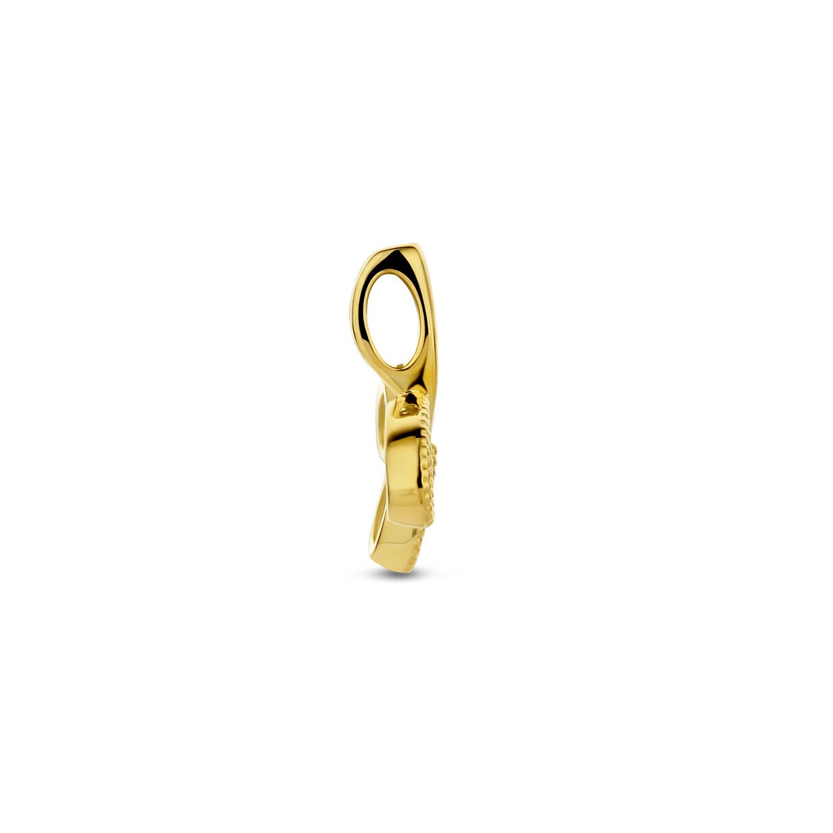 Ciondolo in oro giallo 14k con diamante