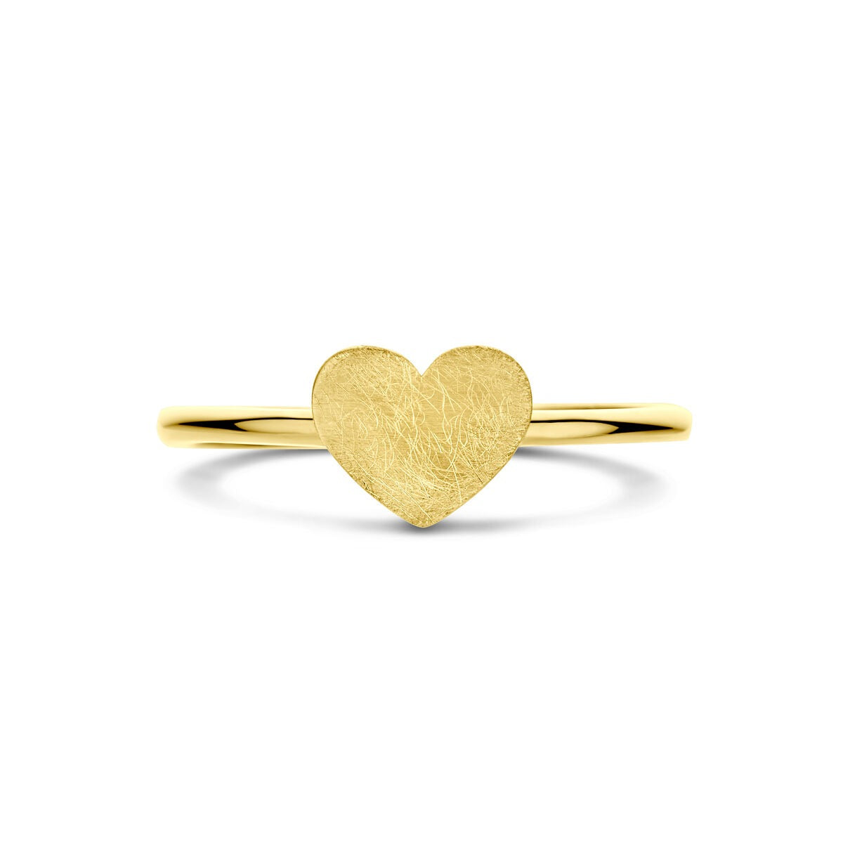 Anello in oro con cuoricino – oro giallo 14k