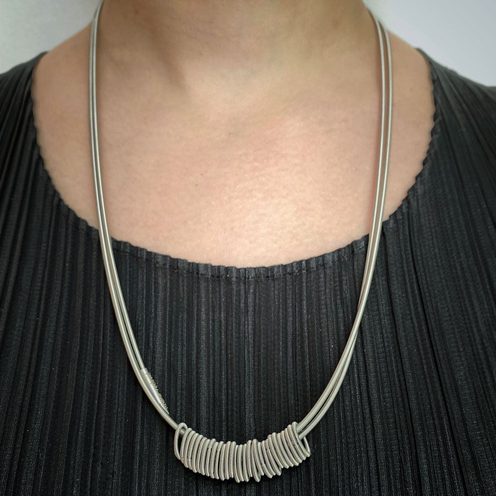 N2 Collana Design in Acciaio