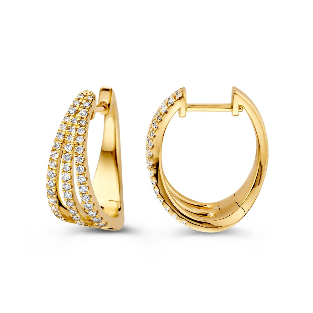 Collana in Oro Giallo 14K con Diamante Brillante da 0,48 ct – Gioiello di Lusso per Donna
