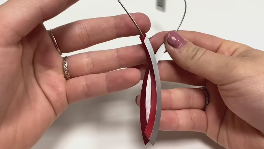 Collana archi rosso C74R