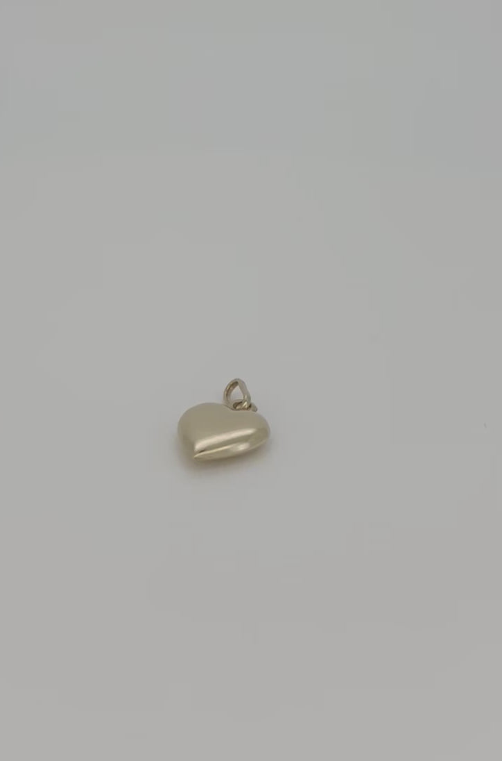 ciondolo vintage in oro 14K oro giallo cuoricino 0.4gr
