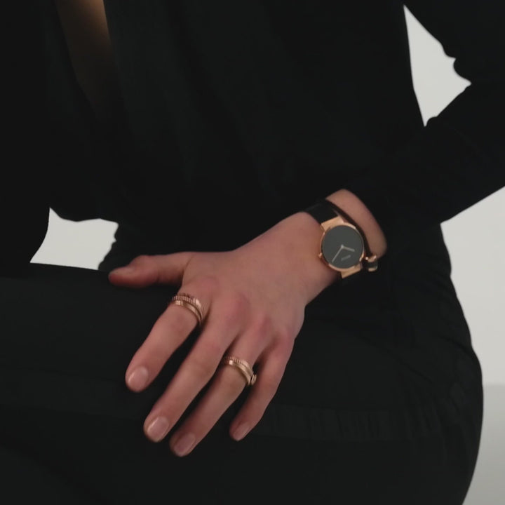 orologio da donna bering con quadrante nero - 14531-166