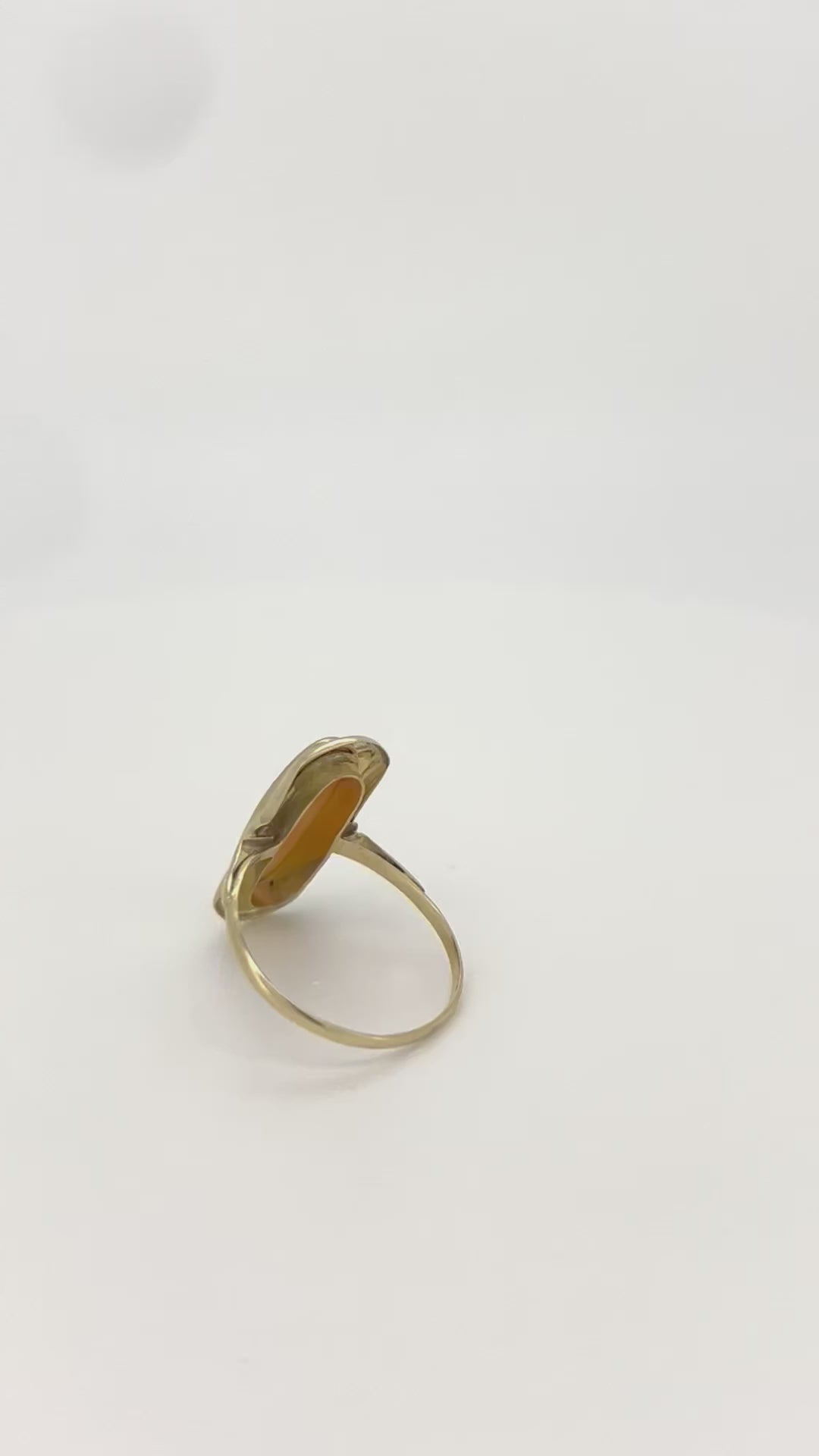 anello vintage in oro 14k 1.9gr