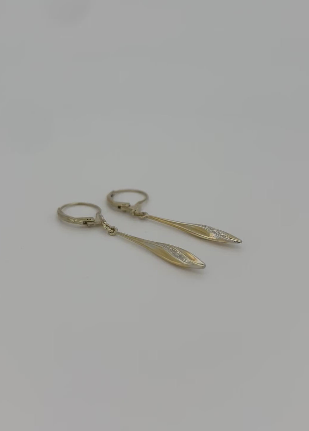 orecchini vintage in oro 14k 1.8gr