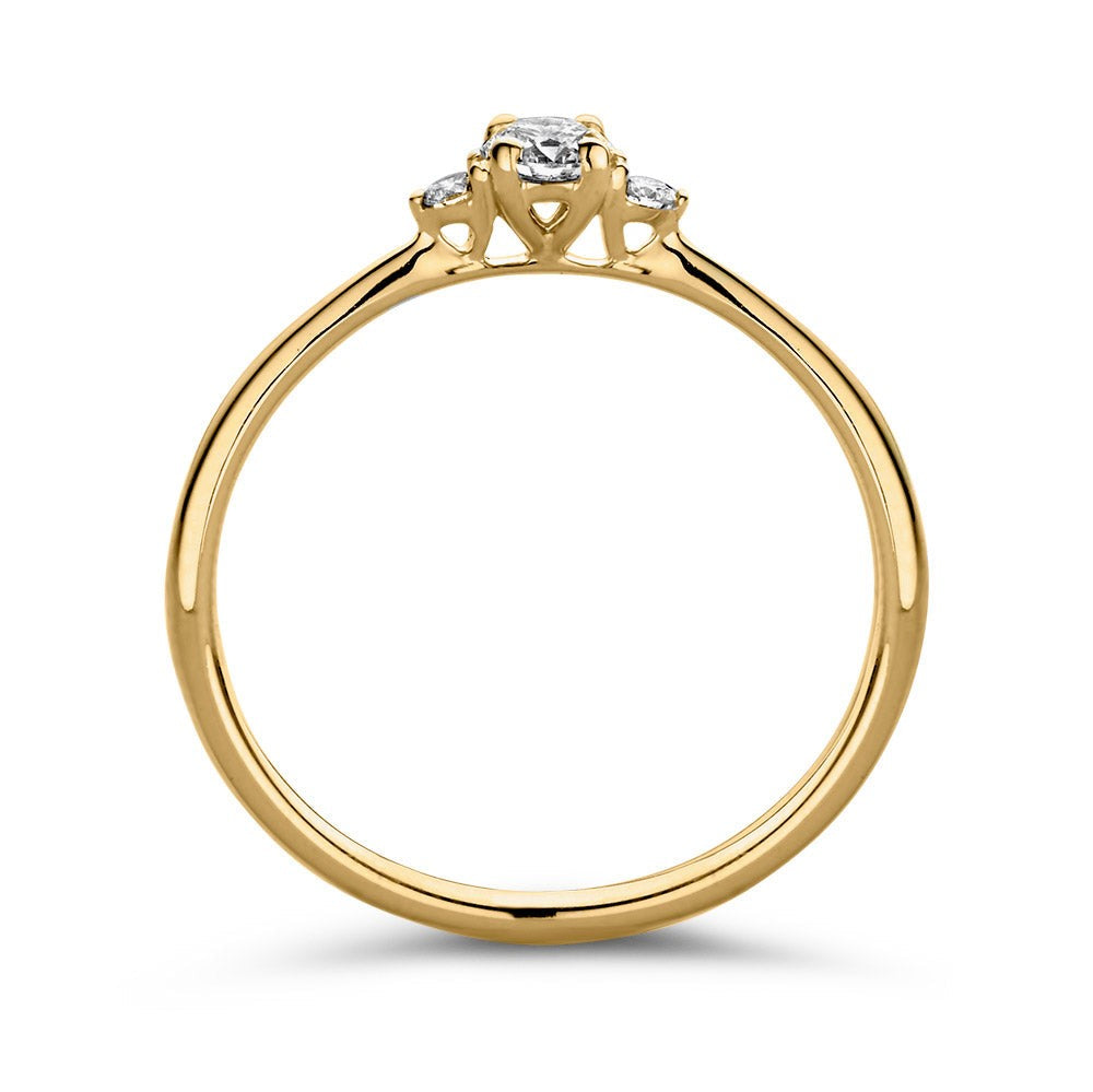 Ring Alix 0,20 crt. geelgoud