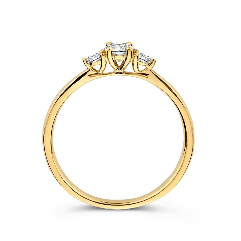 Anello Alix 0,37 crt. oro giallo