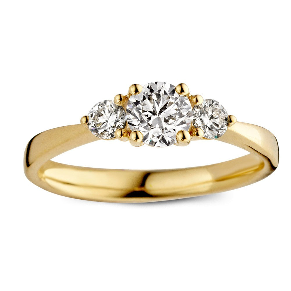 Ring Alix 0,75 crt. geelgoud