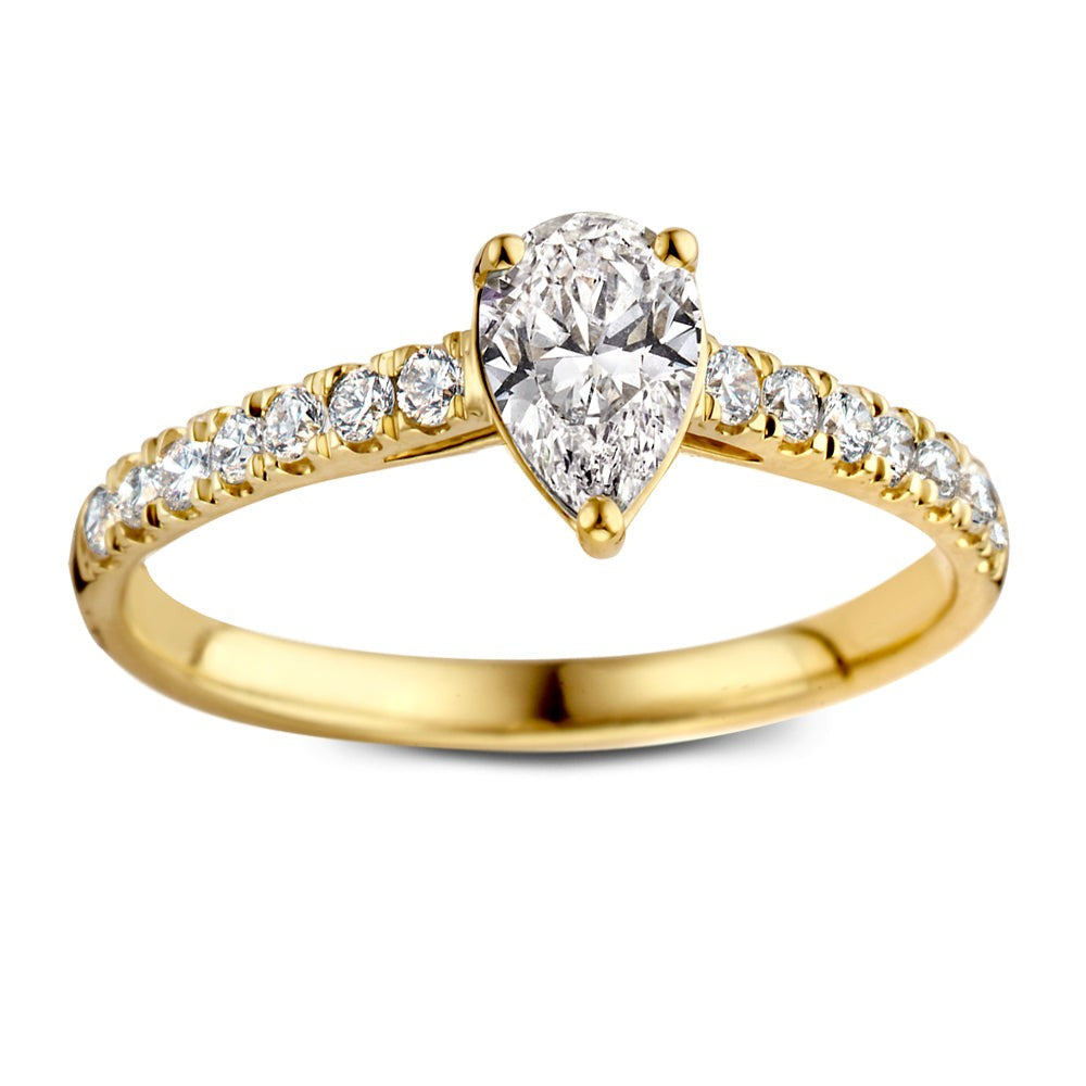 Anello Ava Royal 0,48 crt. oro giallo