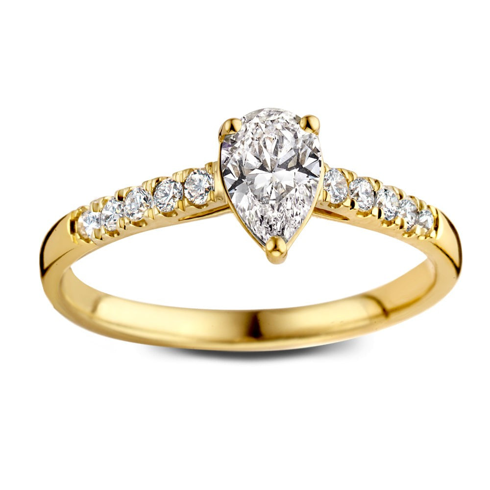 Anello Ava Royal 0,75 crt. oro giallo