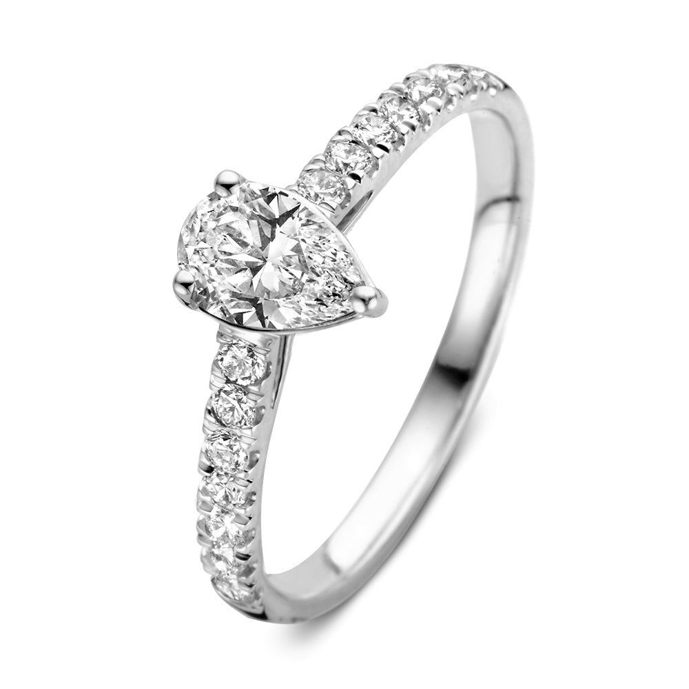 Anello Ava Royal 0,75 ct oro bianco