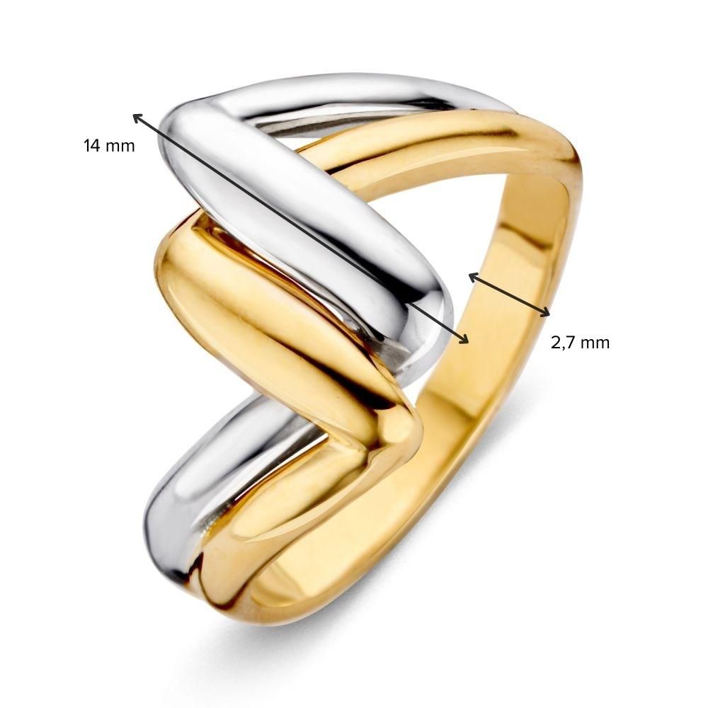 Anello bicolore