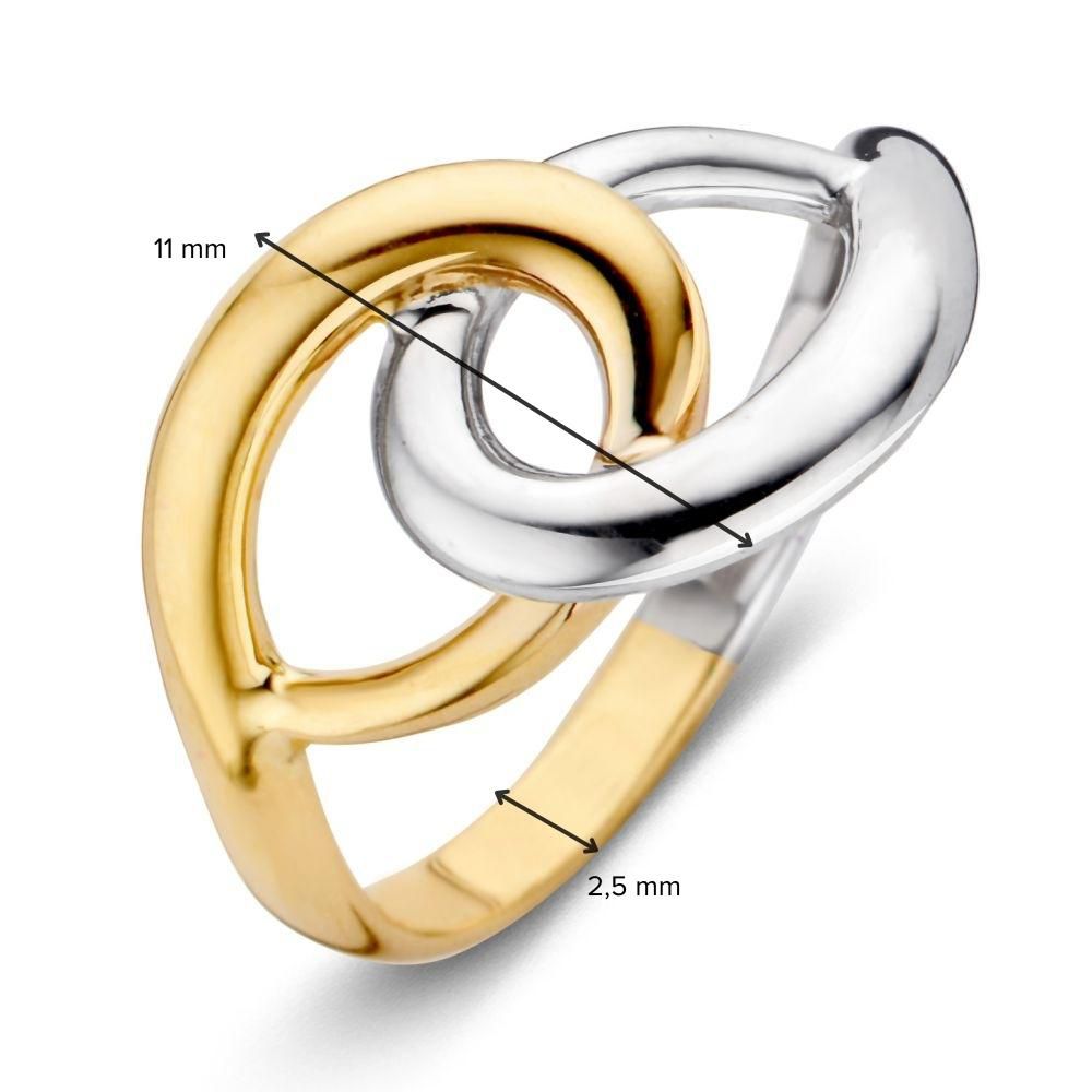 Anello da Donna Bicolore 14 Carati – Eleganza Senza Tempo e Lusso Discreto