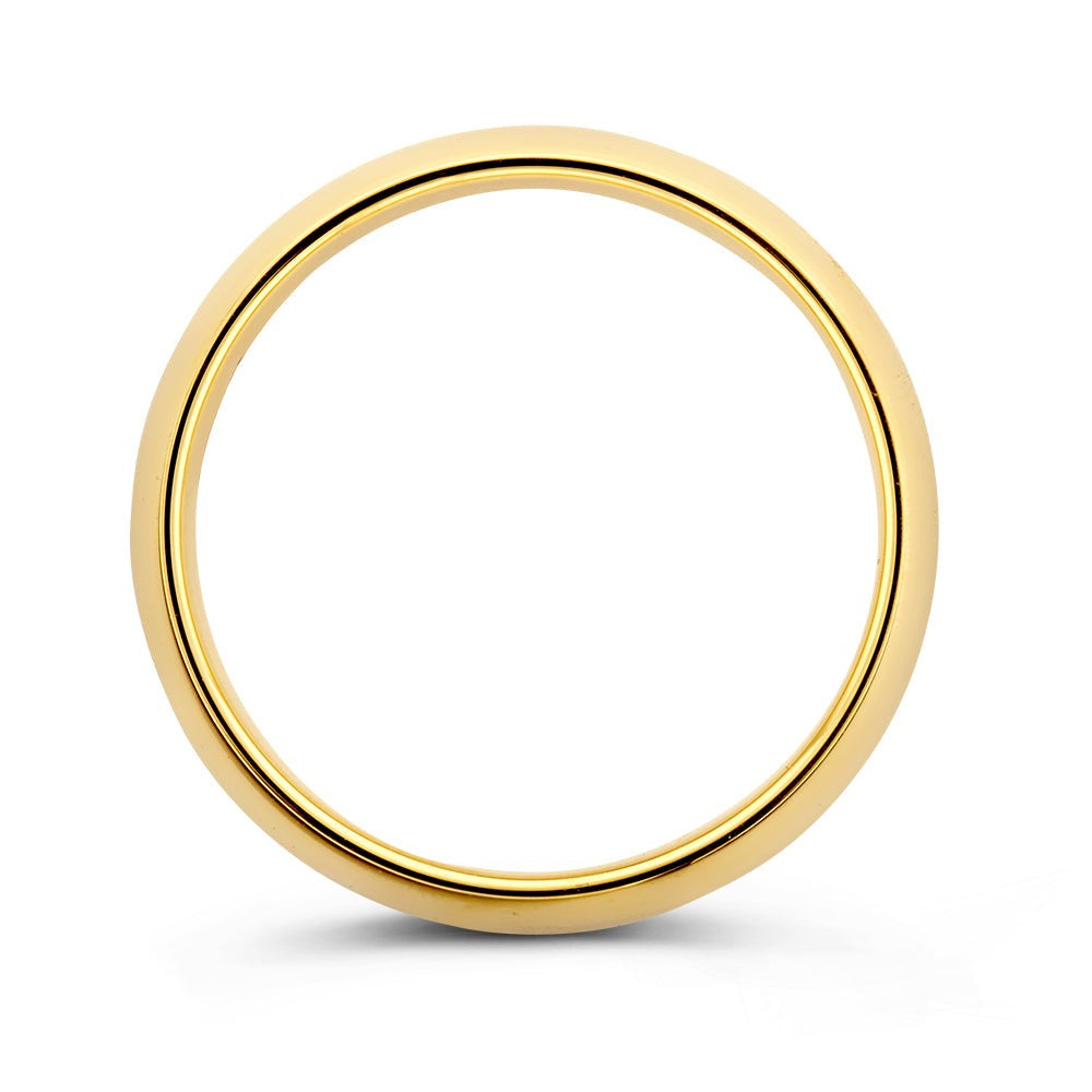 Anello Bowie 5mm oro giallo