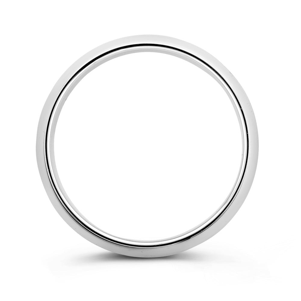 Anello Bowie 5mm oro bianco