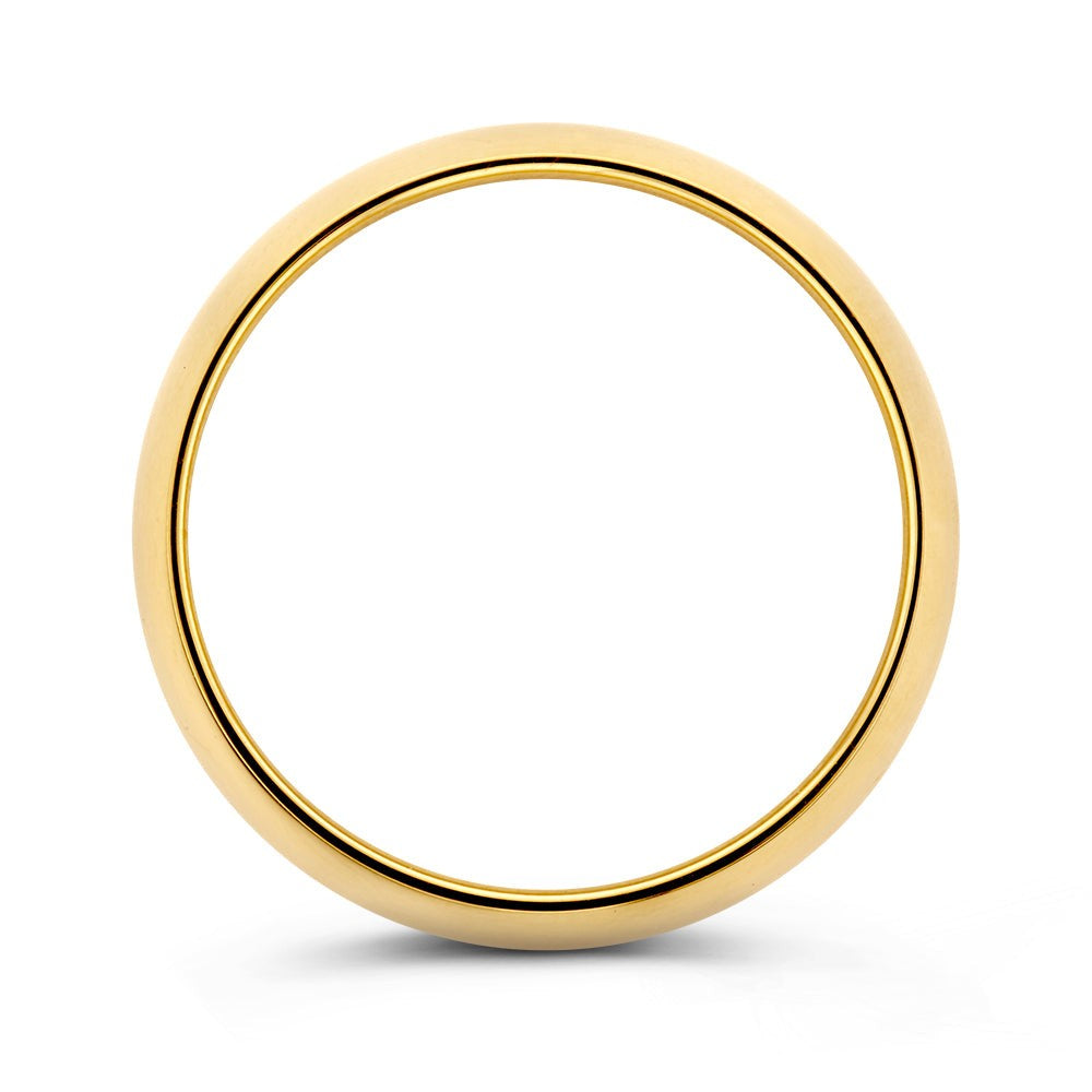 Anello Bowie 6mm oro giallo