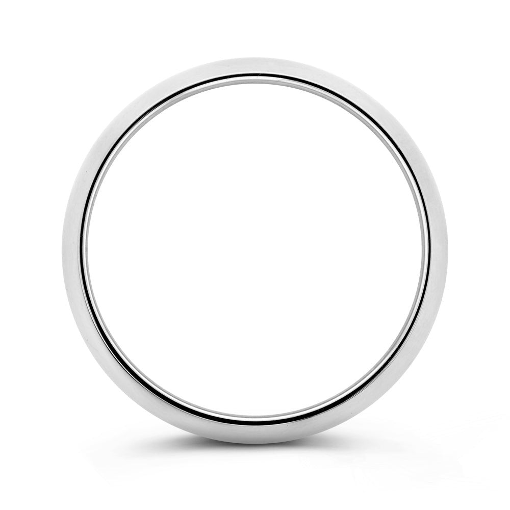 Anello Bowie 6mm oro bianco