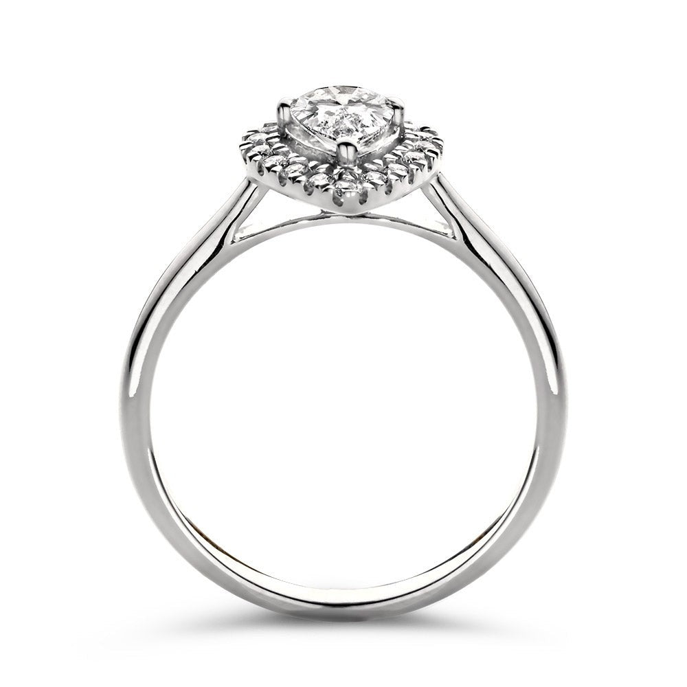 Anello Elin 0,65 ct oro bianco