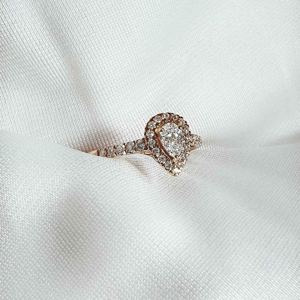 Anello Elin royal 0,50 crt. oro giallo
