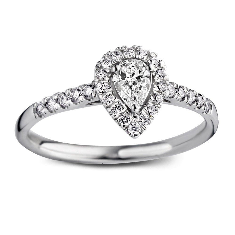 Ring Elin royal 0,50 crt. witgoud