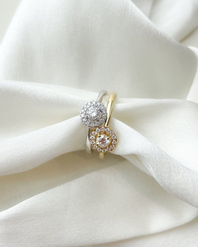 Anello Emma 0,30 ct. oro bianco
