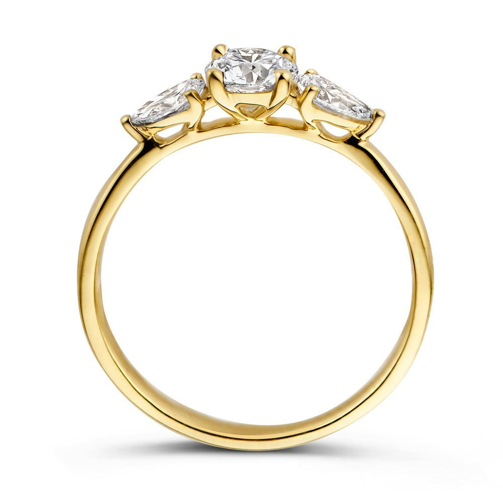 Anello Evie 0,90 ct. oro giallo