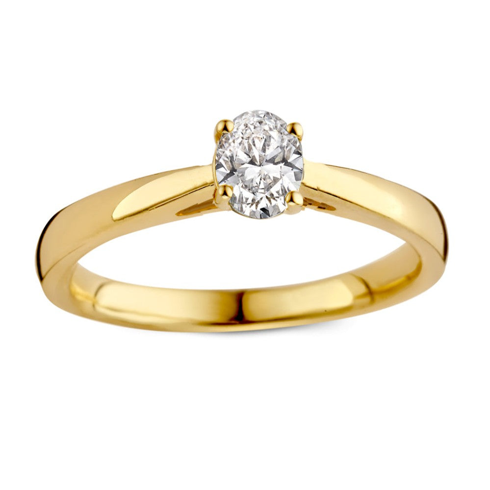 Anello Franky 0,30 crt. oro giallo
