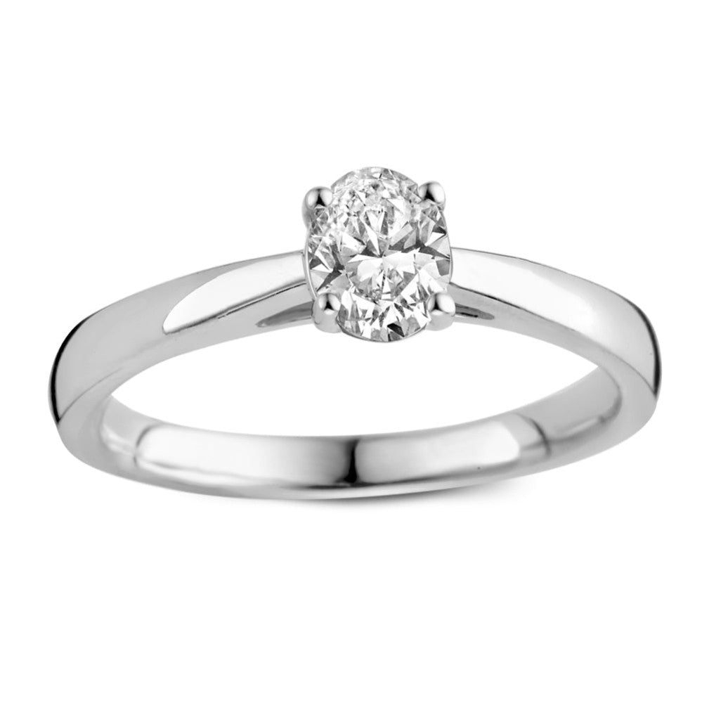 Anello Franky 0,30 ct oro bianco
