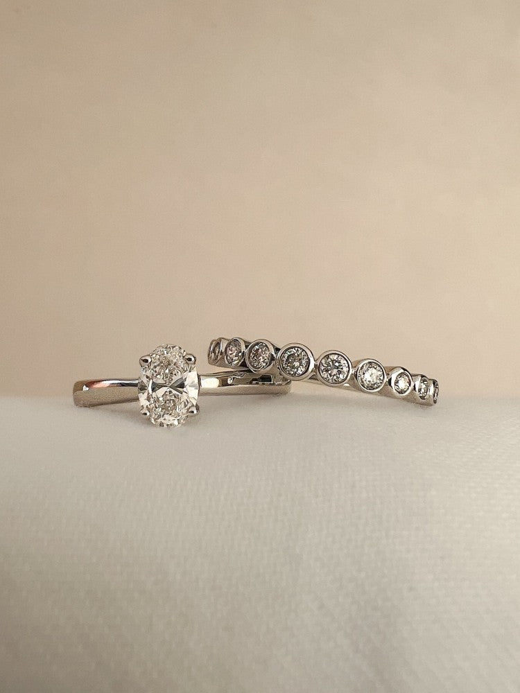 Anello Franky 0,50 ct oro bianco
