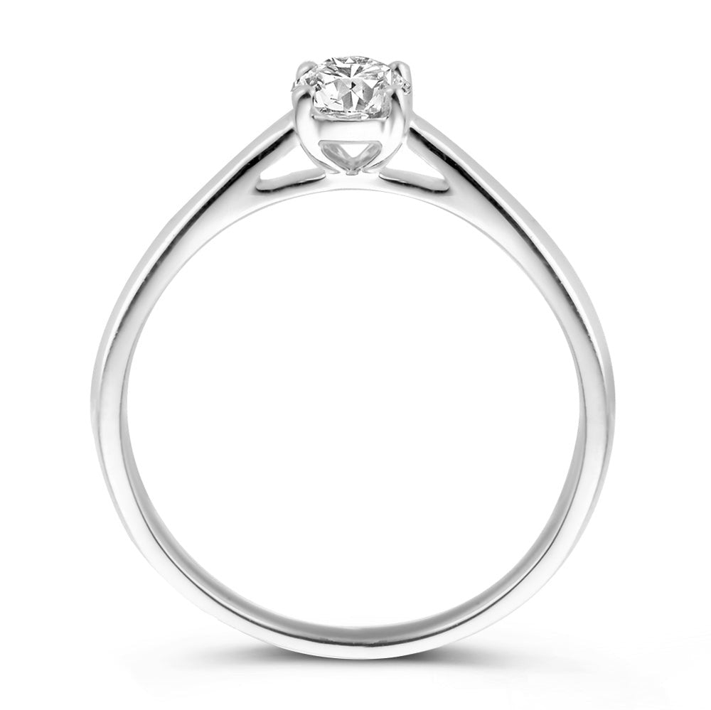 Anello Franky 0,50 ct oro bianco