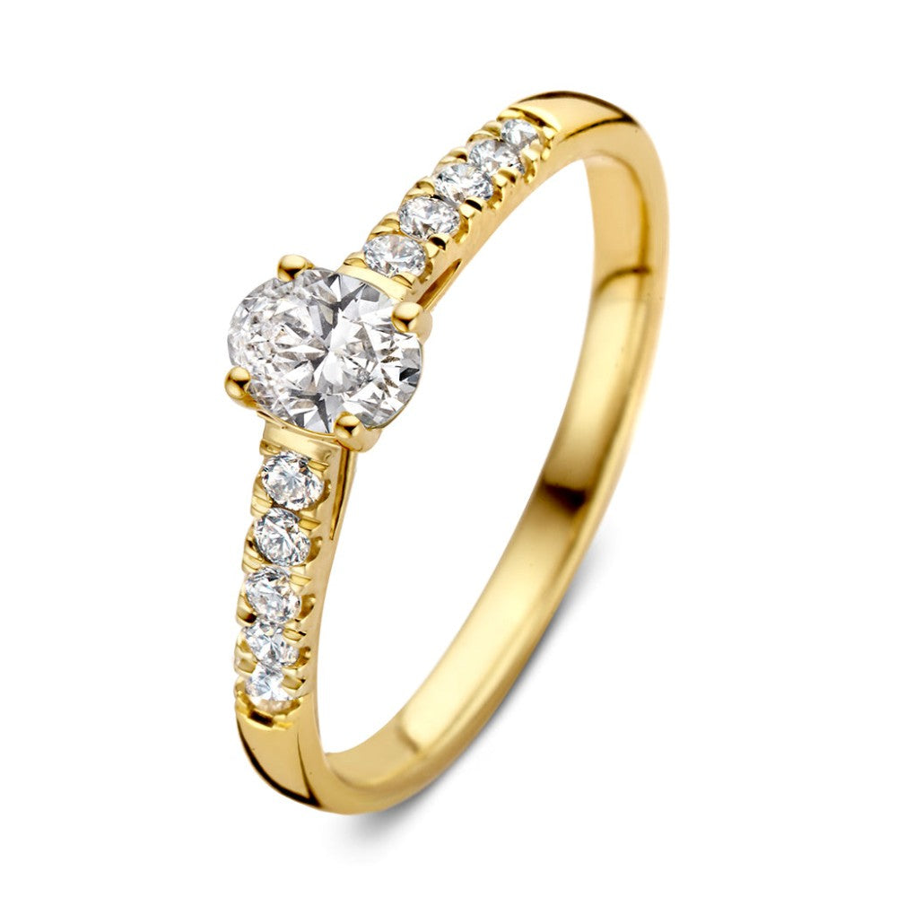 Anello Franky Royal 0,48 crt. oro giallo