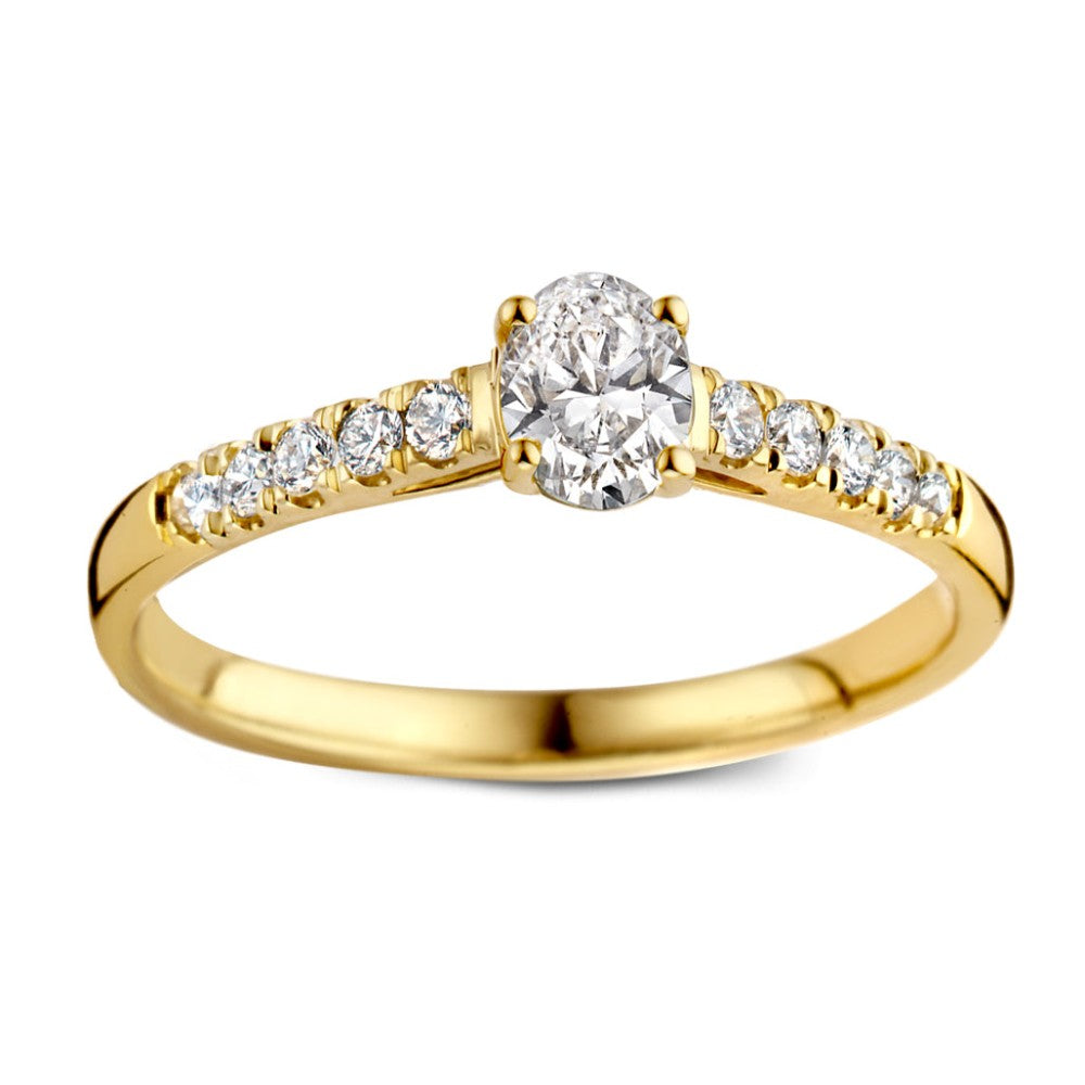 Anello Franky Royal 0,48 crt. oro giallo