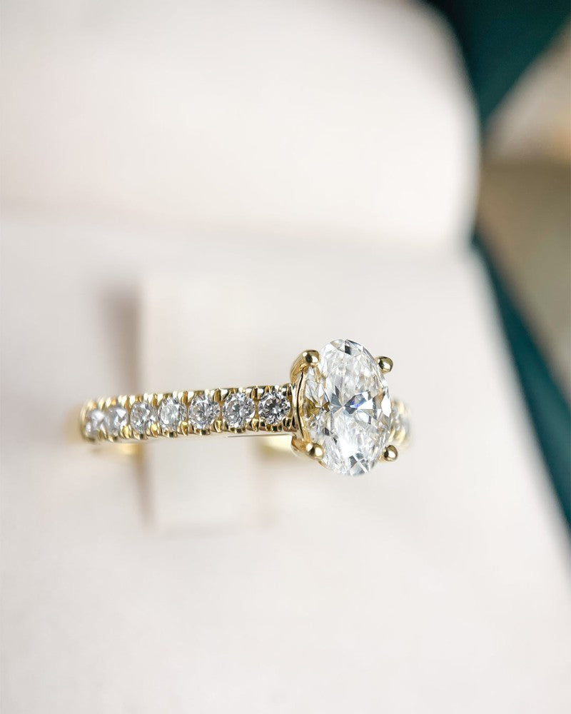 Anello Franky Royal 0,75 crt. oro giallo