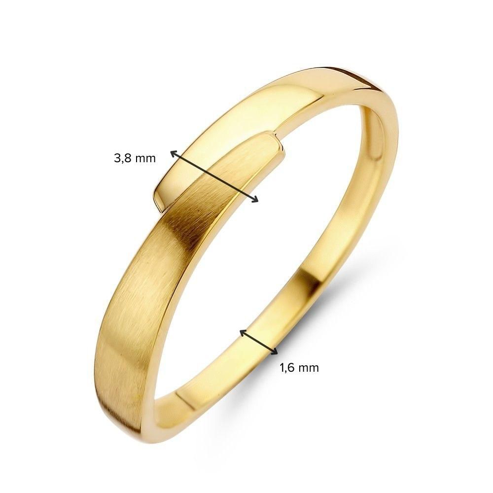 Anello Raffinato in Oro Giallo - Design Elegante e Sobrio