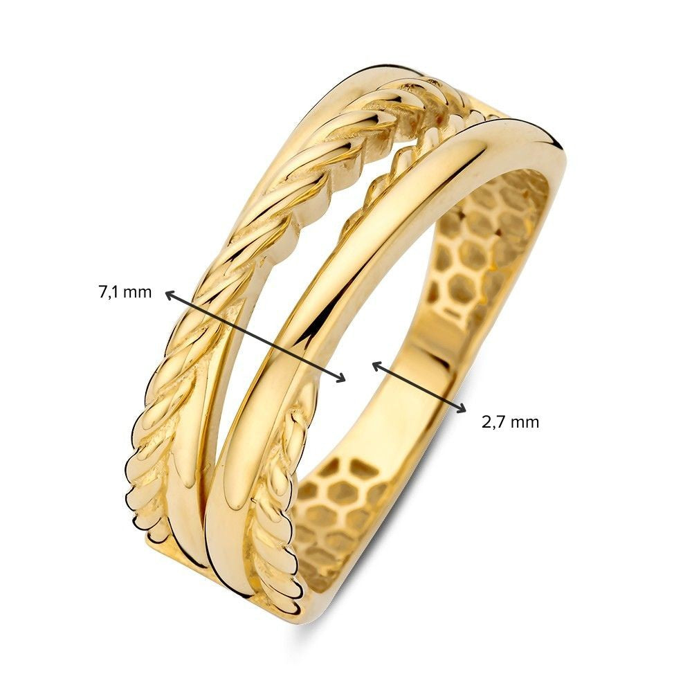 Anello oro giallo