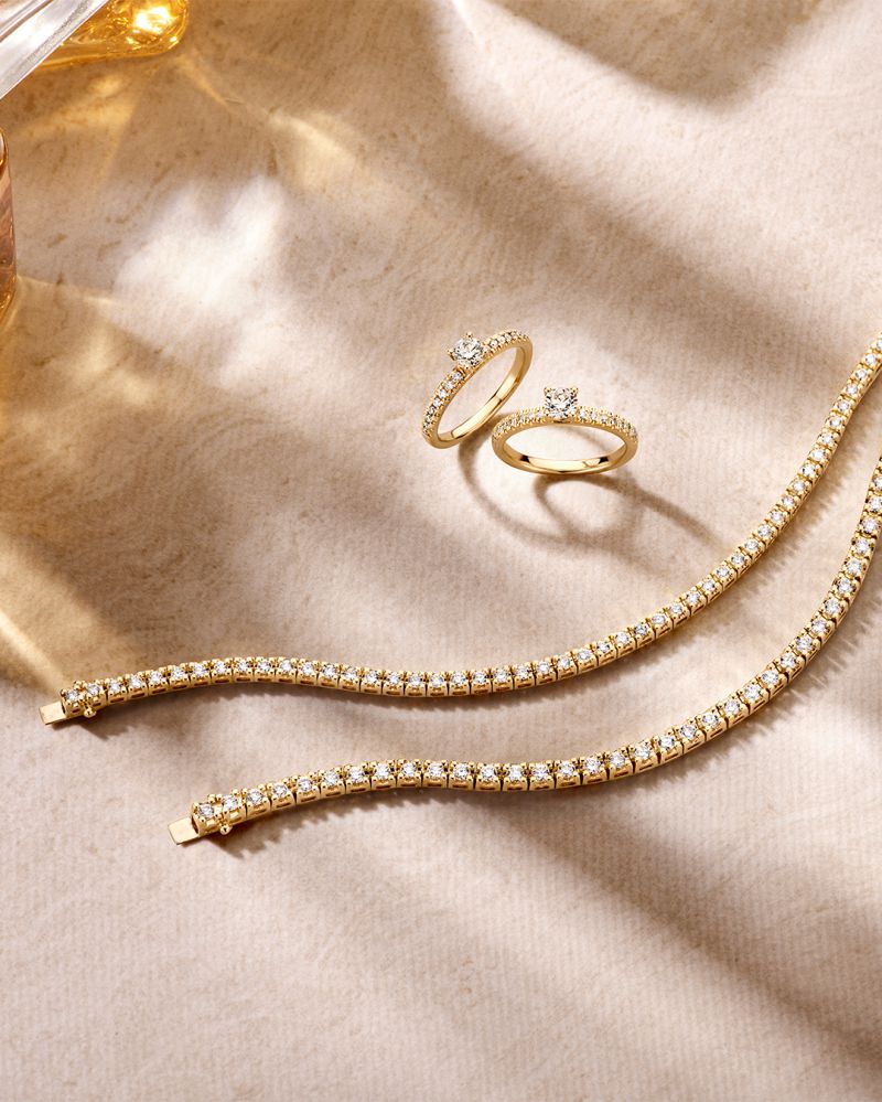 Elegante Anello in Oro Giallo con Diamante Brillante – 14 Carati 0.59 crt.